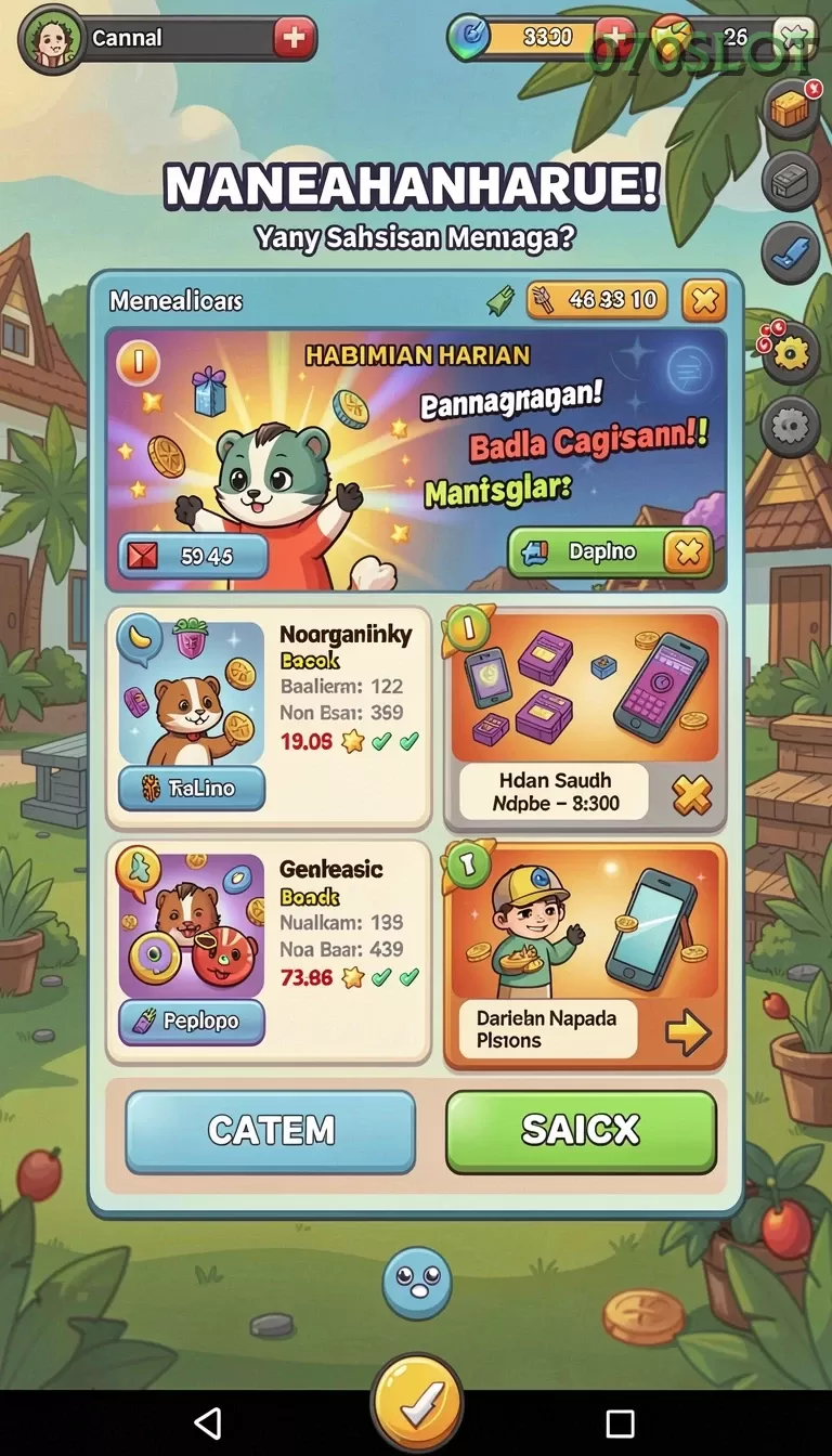 Cuplikan layar PANDAWIN — aktivitas