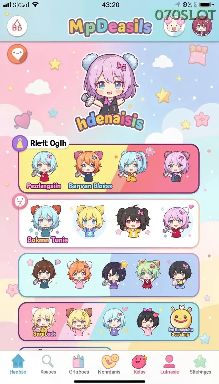Cuplikan layar KAKRP — menu navigasi
